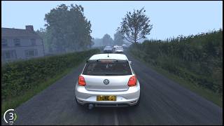 VOLKWAGEN POLO SWERVING THROUGH HIGH TRAFFIC  ASSETTO CORSA  PB17 PLAYING [upl. by Alletsyrc697]