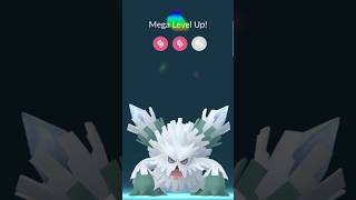 Mega evolving Abomasnow pokemongo [upl. by Anwahsiek]