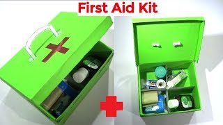 how to make first aid box at home  short [upl. by Eaj]