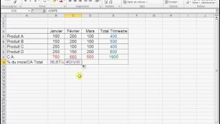 EXCEL  Cellule référence [upl. by Esinereb]