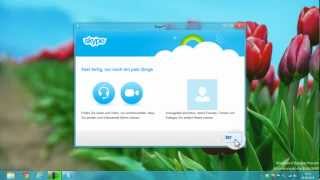 Skype herunterladen installieren und ein Skype Konto erstellen [upl. by Atneuqal]