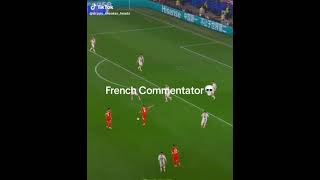 french commentator football soccer french commentary shorts [upl. by Yrekaz]