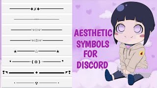 how to get Aesthetic Symbols☄ For Discord  Decorate your Discord Server Now ▄︻┻═┳ [upl. by Innig792]