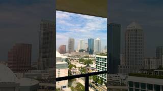 High Rise View of Amalie Arena Downtown Tampa Florida ⛅️ [upl. by Anabella]