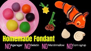 Homemade Fondant Recipe  Easy Cake Fondant Recipe  How to make Fondant [upl. by Daniels536]