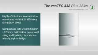 The Vaillant 438 Plus 38kw Heat Only Boiler Video Review [upl. by Almund]