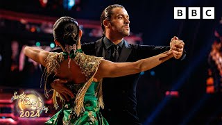 Shayne Ward and Nancy Xu Tango to The Door by Teddy Swims ✨ BBC Strictly 2024 [upl. by Wilhelmina]