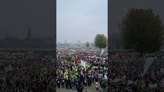 NRW bleib sozial  Demonstration gegen die Sparmassnahmen von NRW Minister Wüst im Sozialen [upl. by Hanahs]