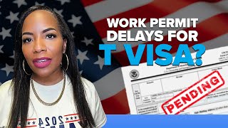 How Long to Get a Work Permit with a T Visa  ST Law Office [upl. by Virginia722]