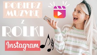 Jak pobrać muzykę z Instagrama na swój telefon INSTAGRAM REELS [upl. by Fairleigh]