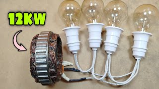 I turn car dynamo coil into 220v electric generator [upl. by Trocki490]