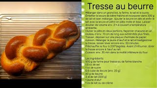 Tresse au beurre  Recette facile et simple [upl. by Nea]