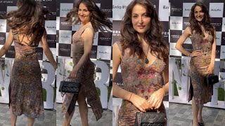 Beautiful Elli Avram Gets Spotted at Rocky Star Store Launch Pernias Pop up Studio in Bandra [upl. by Ymia423]