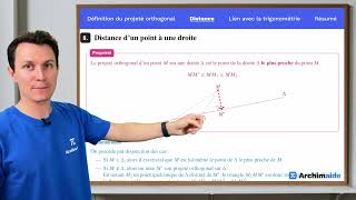 COURS  Projeté orthogonal  2nd [upl. by Abisia]