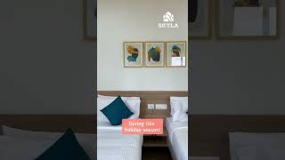 Skyla Serviced Apartments Book your stay at Skyla one of Hyderabads finest apartment hotels [upl. by Cirilo]