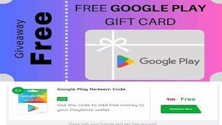 Google Play Store free redeem code my all subscriber ko only [upl. by Esinaej715]