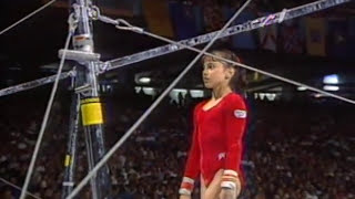 Dominique Moceanu  Uneven Bars  1995 US Gymnastics Championships  Women  AllAround [upl. by Faden]