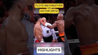 Floyd Mayweather vs Victor Ortiz Best Fight Highlights shortvideoboxingshorts [upl. by Kcireddor]