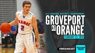 HS Basketball  GroveportMadison at Olentangy Orange TOURNAMENT 22316 [upl. by Oicelem]