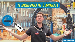 In 5 MINUTI ti insegno come ASSEMBLARE la tua BICI BTWIN con solo 5 EURO Tutorial btwin [upl. by Alrzc]