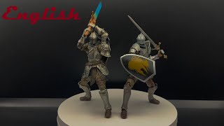 Demons´s Souls Fluted Armor Figma 590 VS China Fake english [upl. by Ecinhoj596]