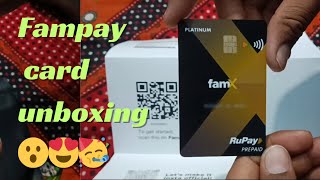 Fampay card unboxing 2024 full detailed review fampayapp fampaycard fampay unboxing review [upl. by Sucramel]