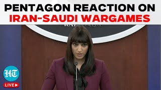 LIVE  Pentagon Briefing Following SaudiIran Naval Drills  Iran Israel War Latest  Hezbollah [upl. by Ainevuol]