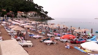 petrovac na moru 2021 plaza lucice i petrovacka plaza crna gora more leto 2021 [upl. by Hamforrd]