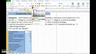 Skattetrekk med prosentkort [upl. by Hawley]