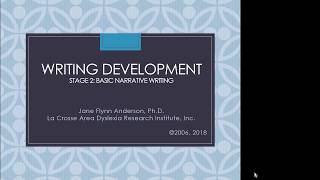 Stage 2 Writing Development [upl. by Ahael]