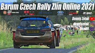 RBR  2 Barum Czech Rally Zlín Online 2021 [upl. by Cheney318]