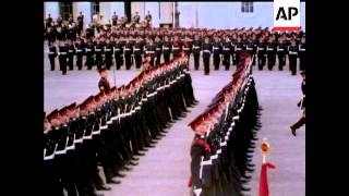 THE SOVEREIGNS PARADE AT SANDHURST  SOUND  COLOUR [upl. by Kerby341]