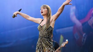 Taylor Swift Pauses Milan ‘Eras Tour’ Concert to Request Help in Italian [upl. by Publia]