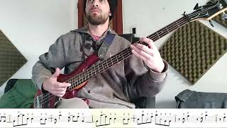 Juanito Alimaña  Héctor Lavoe amp Willie Colon Bass Cover with notation basscover hectorlavoe [upl. by Emiline877]