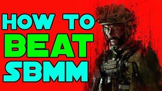 HOW TO BEAT SBMM IN MW3 [upl. by Ahsiemaj714]