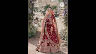 Latest red and pink♥️🩷 colour wedding lehenga designs collection for bridal😀Trending lehenga designs [upl. by Liakim]