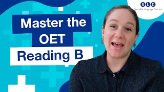 Boost your OET READING B score strategies for SUCCESS [upl. by Aramoj]