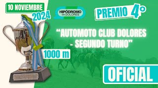 101124 🏆ANIVERSARIO🏆 •Carrera 4 OFICIAL• Premio quotAUTOMOTO CLUB DOLORES  2° TURNOquot  1000m [upl. by Anyr]