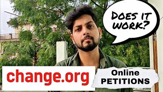 Do Online Petitions work Changeorg  Episode5  SHUBH SPEAKS [upl. by Nuawaj]