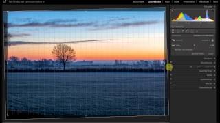 Fotobewerking in Lightroom deel 2  Koude Zonsopgang landschap bewerken [upl. by Alyakcim]