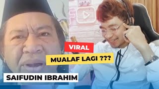 Saifudin Ibrahim Masuk Islam Lagi [upl. by Kletter]