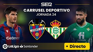 ⚽️ EN DIRECTO  LEVANTE UD  REAL BETIS LaLiga Jornada 24 [upl. by Irrem]