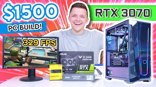 Best 1500 Gaming PC Build 2022 Full RTX 3070 Build Guide w Gaming Benchmarks [upl. by Nico956]