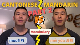 Cantonese vs Mandarin Differences Part 2 Vocabulary amp Word Choice SIDEBYSIDE COMPARISON [upl. by Chafee]