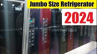 Haier inverter refrigerator 538 in Pakistan 2024  Haier Jumbo Size Refrigerator  Haier 538 review [upl. by Dalston]