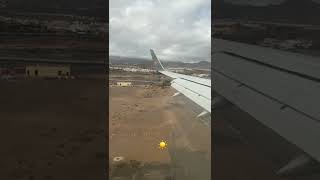 Landeanflug auf den Flughafen Fuerteventura [upl. by Aihsia]