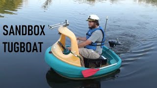 Turning a Tuggy Sandbox into an Electric Boat [upl. by Kieran446]