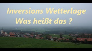 Wie Entsteht eine In Versions Wetterlage [upl. by Melodie]