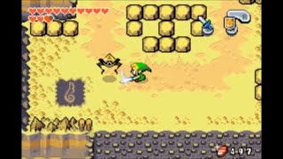 The Minish Cap GBA  Link Vs Golden Tektite [upl. by Gurias461]