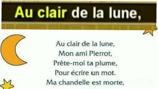 ChansonAu clair de la lunemon ami pierrot [upl. by Yrrah588]